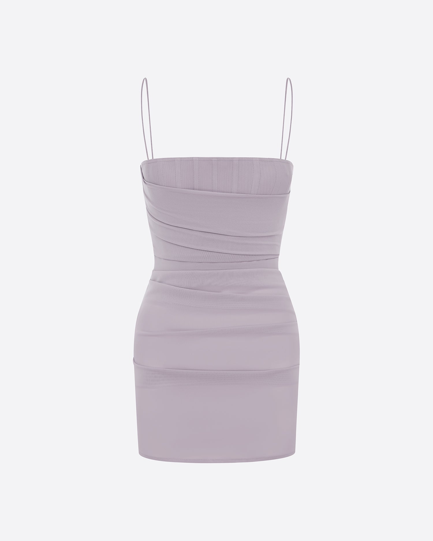 Corset Mini Dress in Stretch Mesh