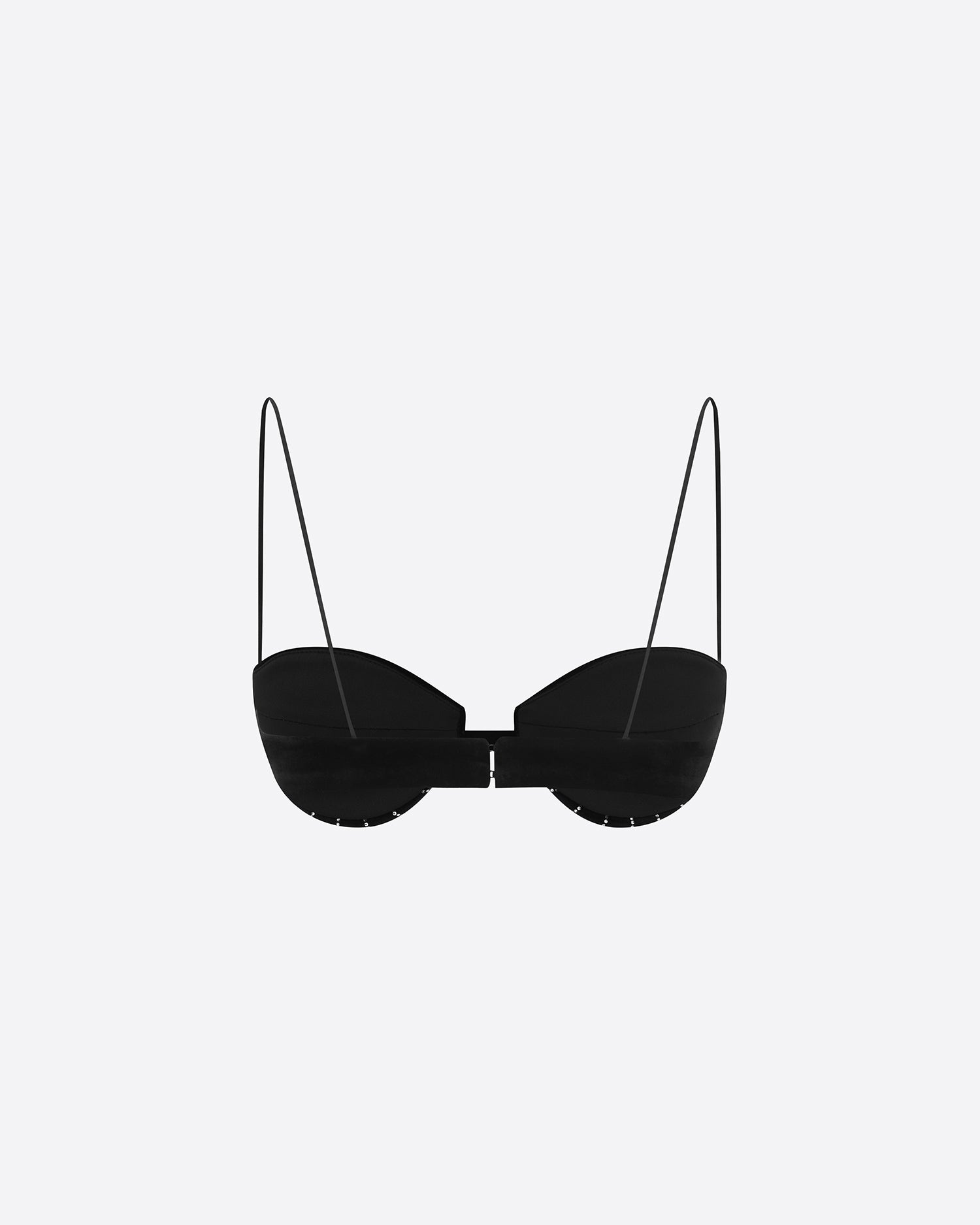 Bra Top in Crystal Velvet