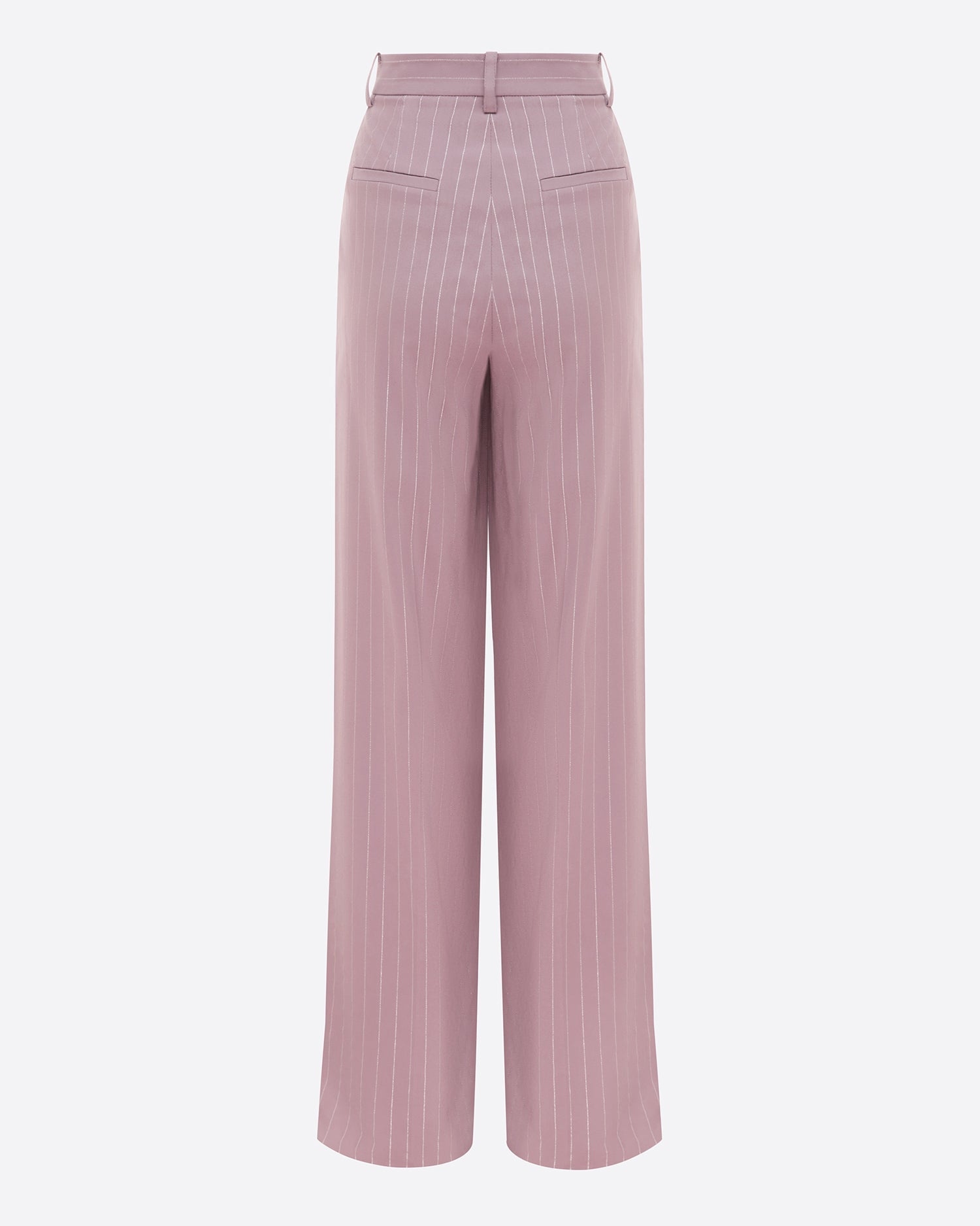 Tailored Trouser in Lurex Pinstripe