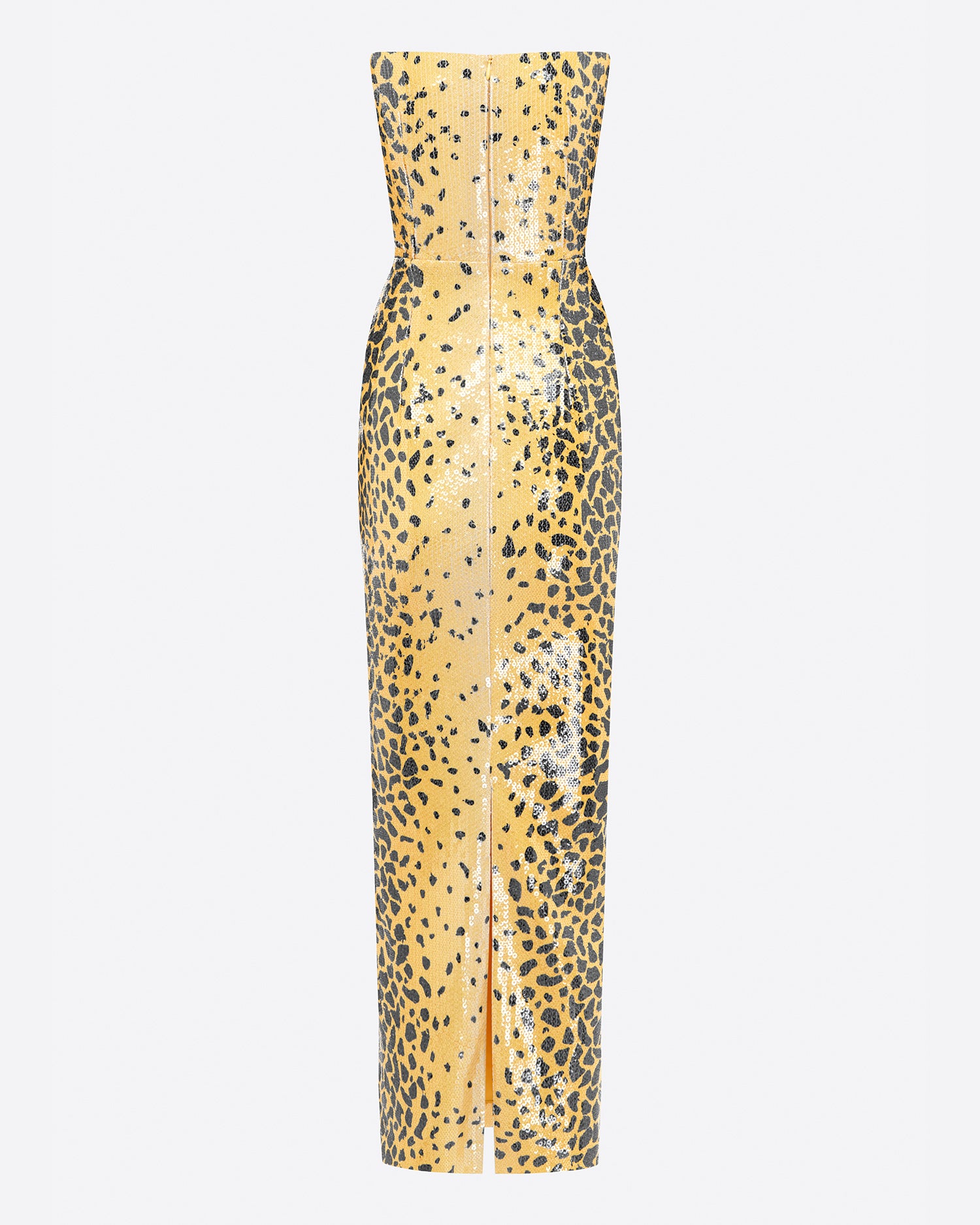 Strapless Column in Sequin