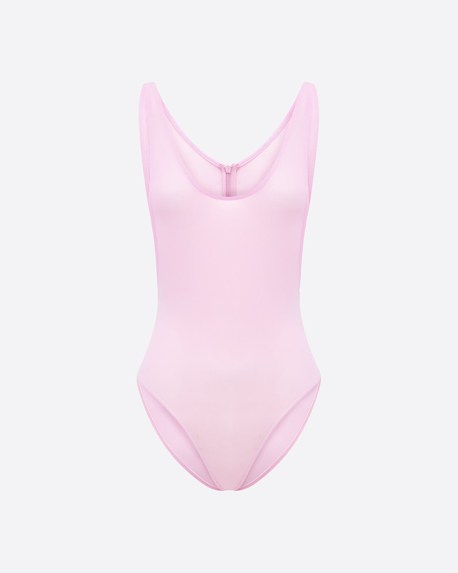 Singlet Bodysuit in Stretch Mesh