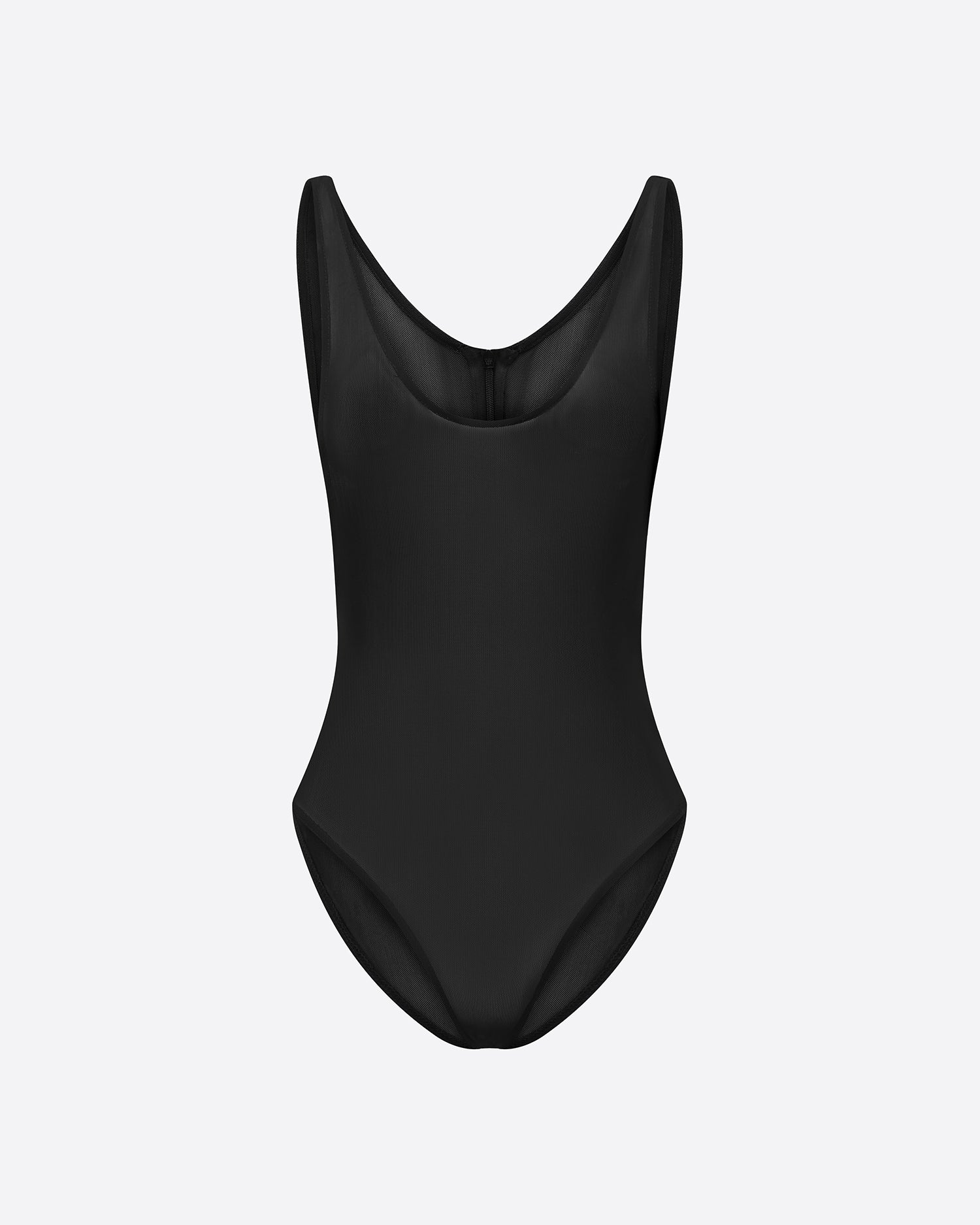 Singlet Bodysuit in Stretch Mesh