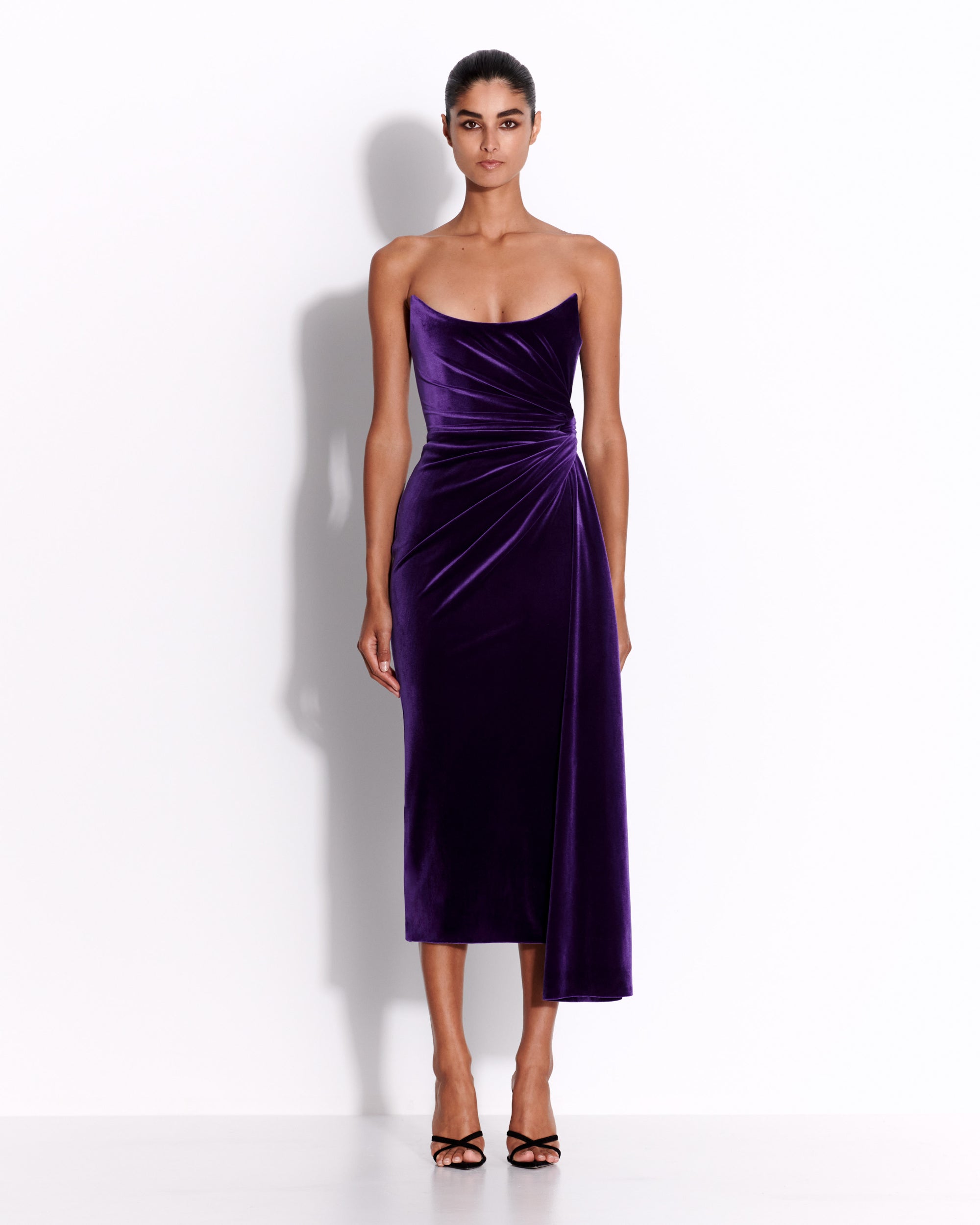 Alex perry velvet dress best sale